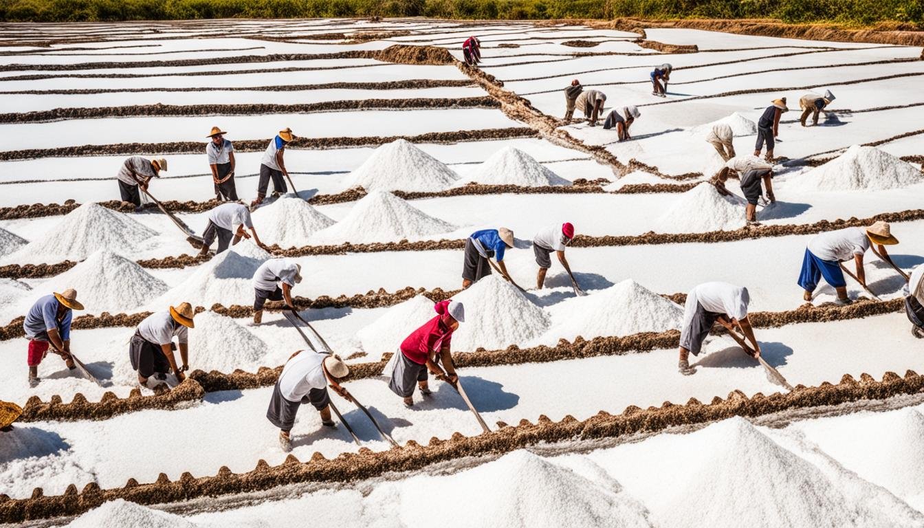 salt production in Pangasinan